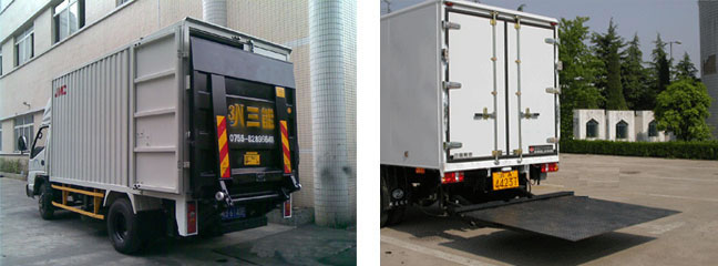 4.2米廂式起重尾闆貨車(chē) 4.2米廂式起重尾闆貨車(chē)